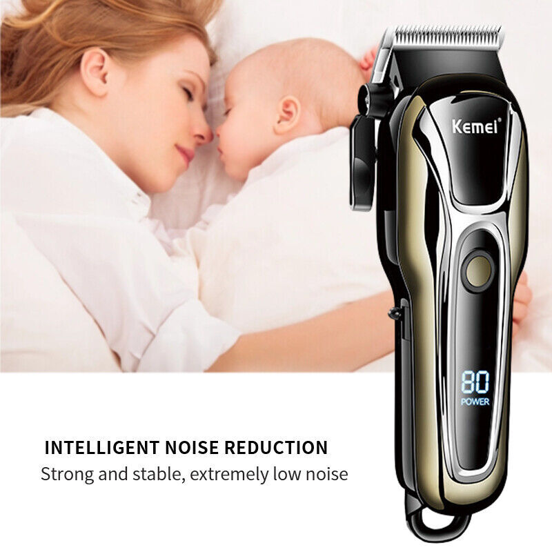 Kemei Professional Hair Clippers Cordless Trimmer Beard Cutting Machine Barber