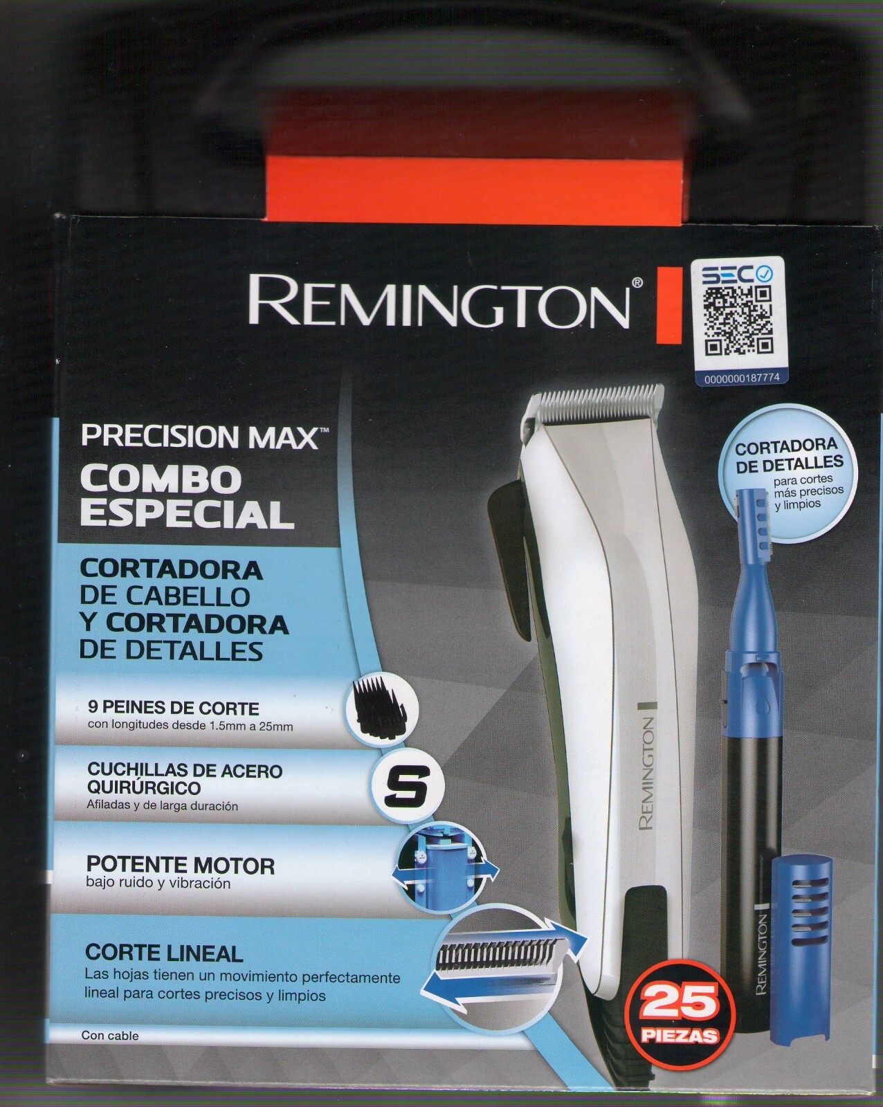 Remington HC5120+MPT3700 Steel Powerful Hair clipper & Trimmer – 220-240 Volt
