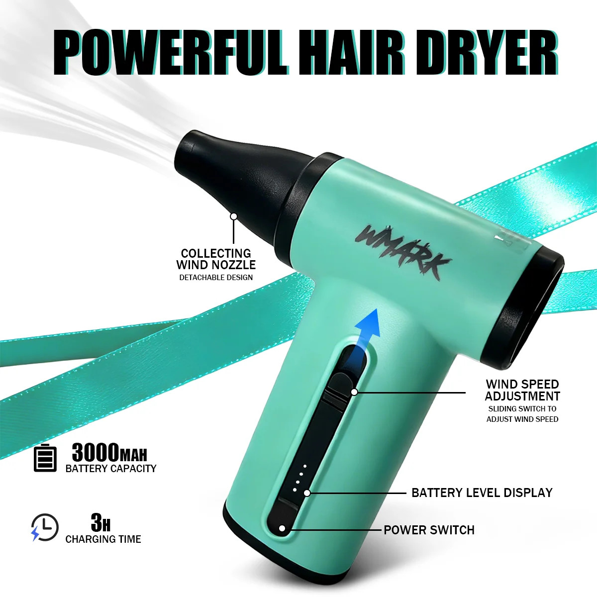5-in-1 NG-8637 Barber Kit — Hair Clipper, Shaver, Dryer & Spray Bottle Gift Set