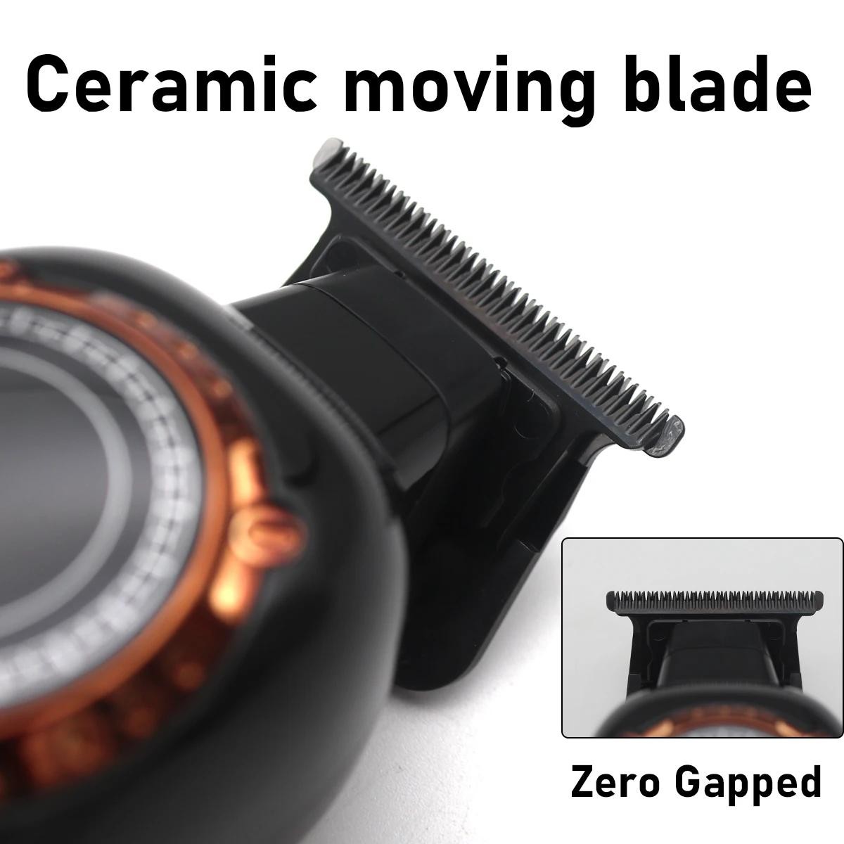 Kemei KM-999 DLC T-Blade Zero Gapped Cordless USB Professional Hair Trimmer
