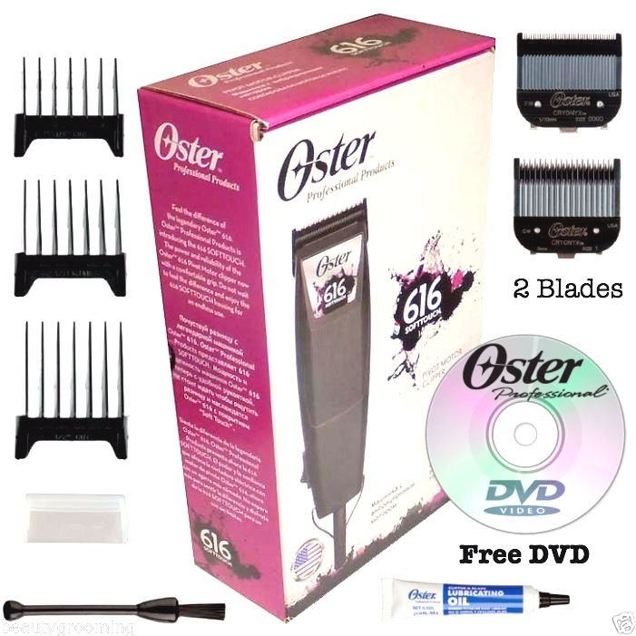 Oster Pivot Motor 616 SoftTouch 220V Professional Clipper 2 Blades 76616-507
