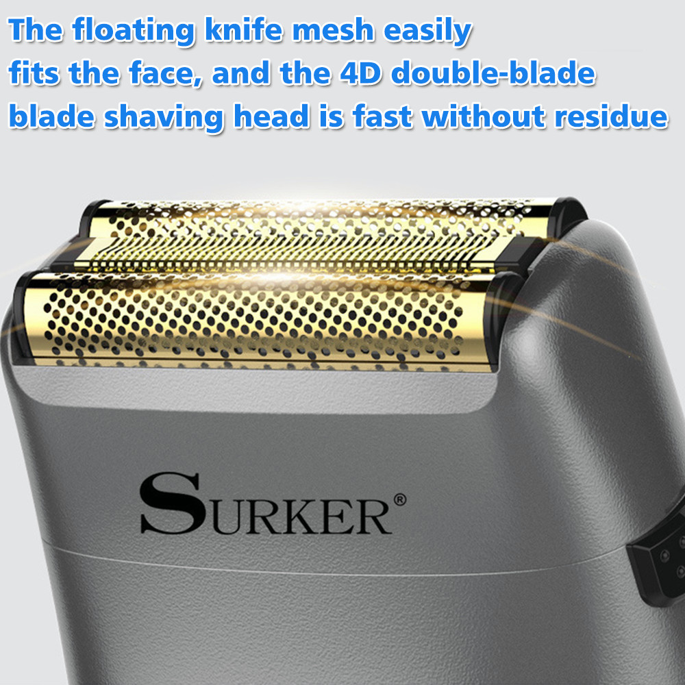 Portable USB Electric Shaver Rechargeable Razor Washable Trimmer Beard Shaver US