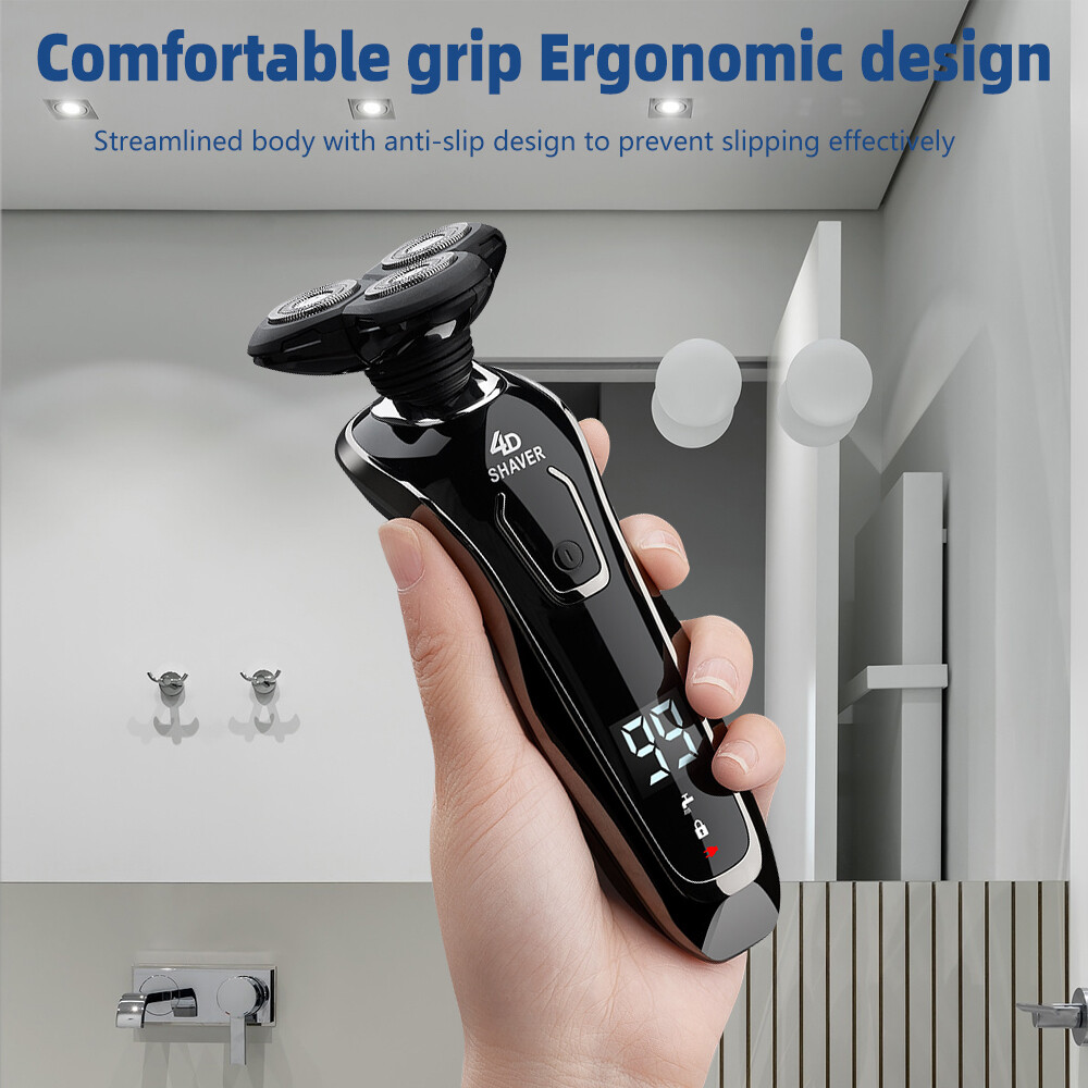 Men’s Electric Razor Cordless Shaver Beard Trimmer Shaving Machine Rechargeable