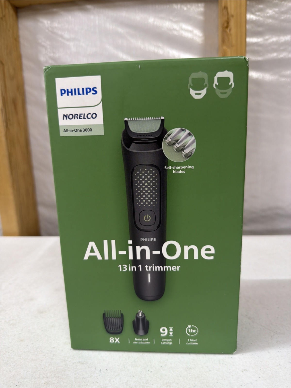 Philips Norelco 3000 Series 13-in-1 All-in-One Trimmer & Beard Styler –MG3919/50