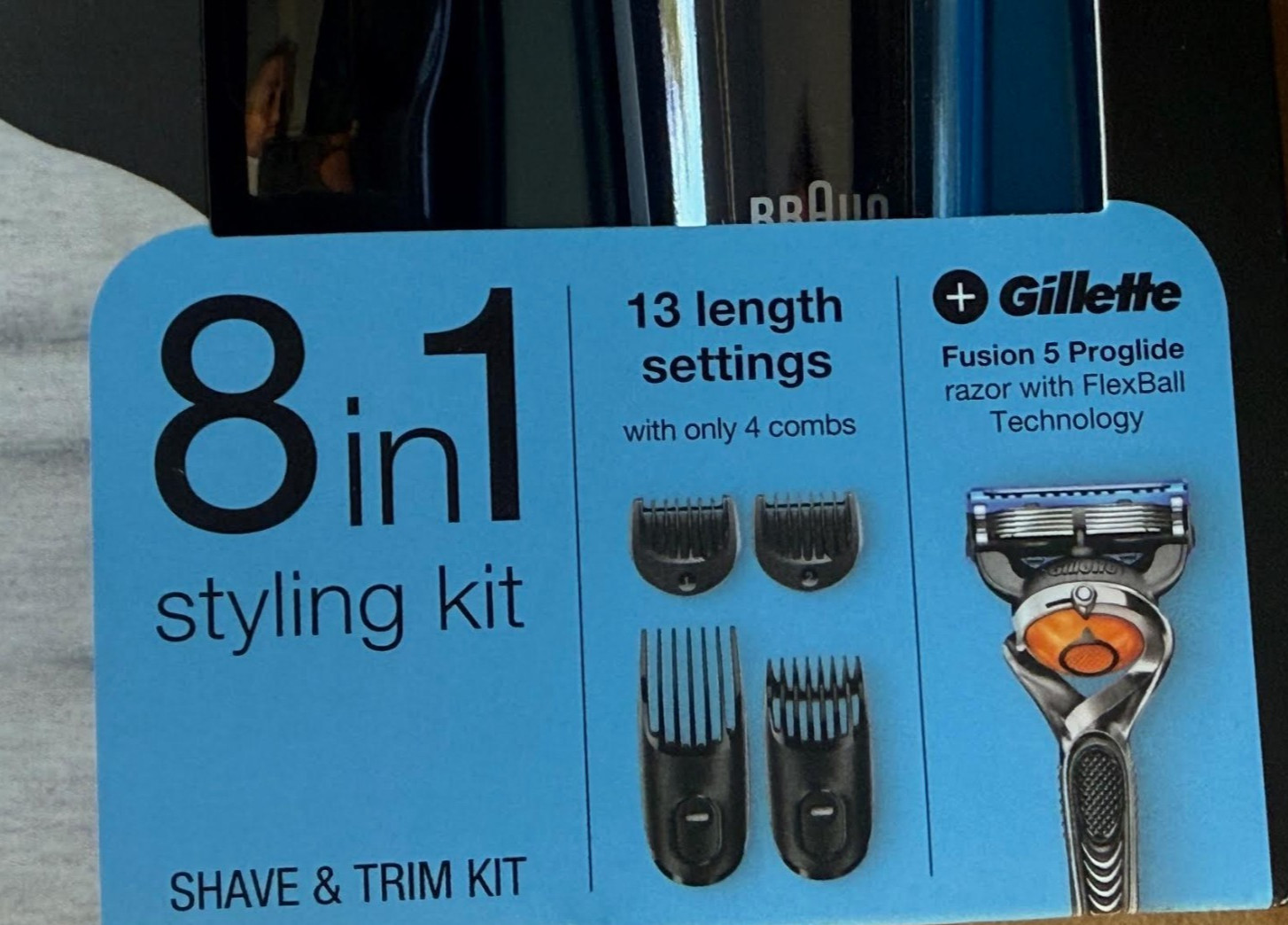 Braun Multi Beard Hair Trimmer Kit Gillette Fusion All 8 in 1 Men MGK3060 NEW