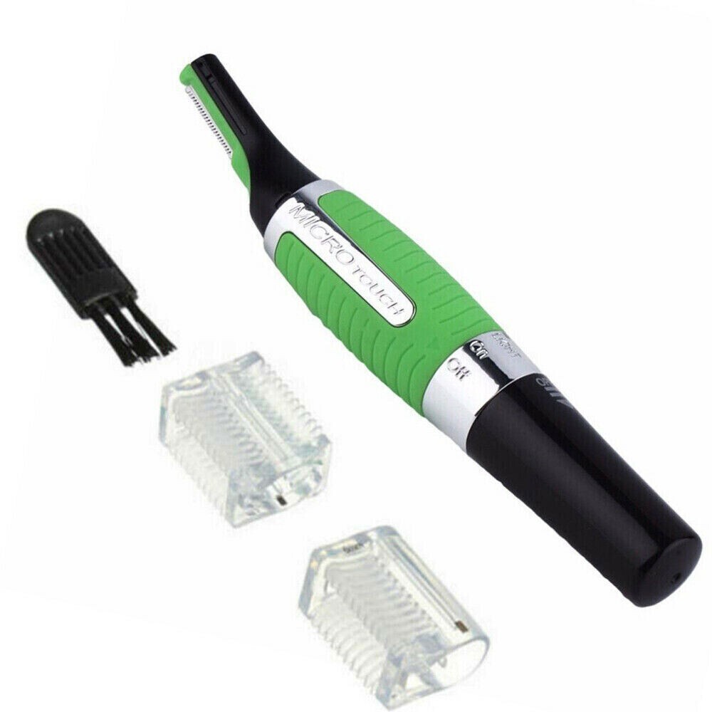 2xMen’s Nose Ear Face Neck Eyebrow Hair Mustache Beard Trimmer Shaver Clipper US