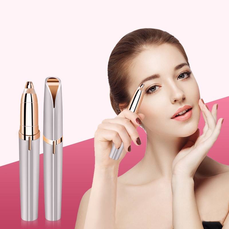 Electric Eyebrow Trimmer Flawless Brows Facial Hair Remover & Epilator for Women