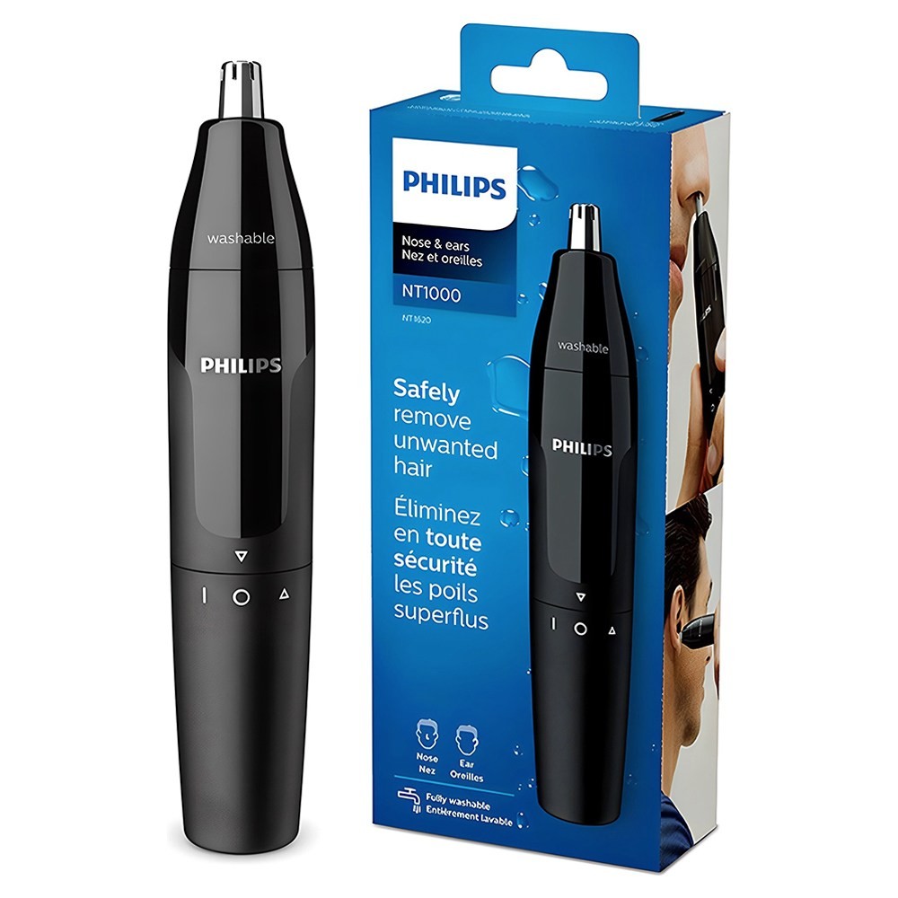 Philips NT1620/15 Waterproof Nose Ear Hair Trimmer AA Battery K-Home&Living