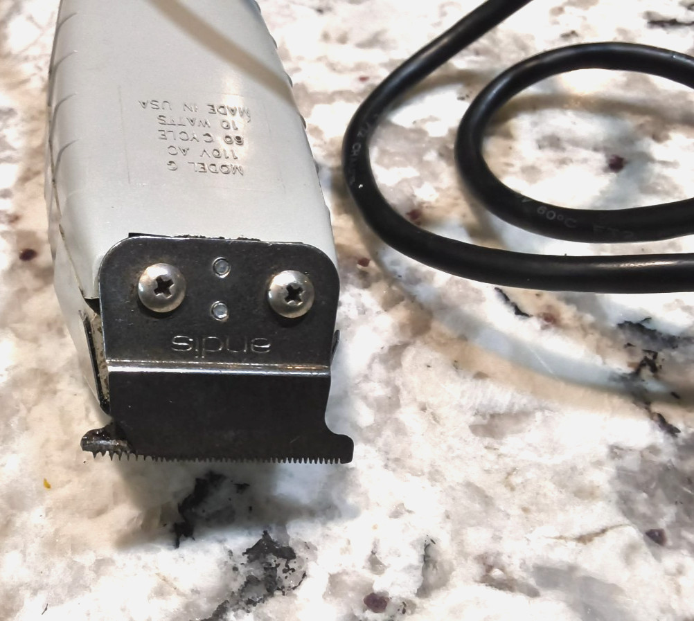 Andis Model G T-Outliner Corded Hair Clipper, T-Blade, Gray, *Read description*