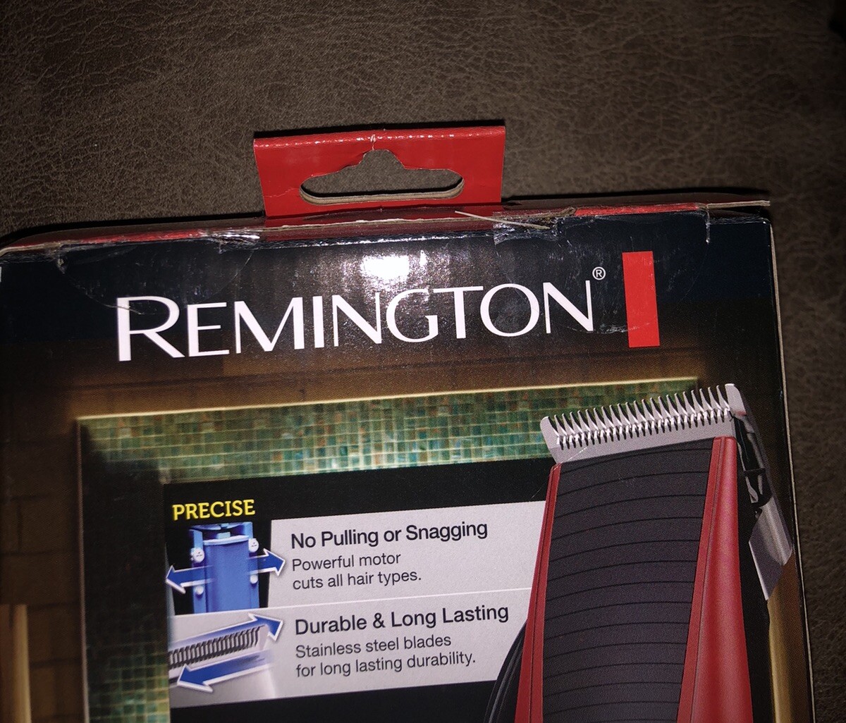 Remington HC1095 14 Piece Home Stylist Shaver Haircut Kit New in Box Red Set