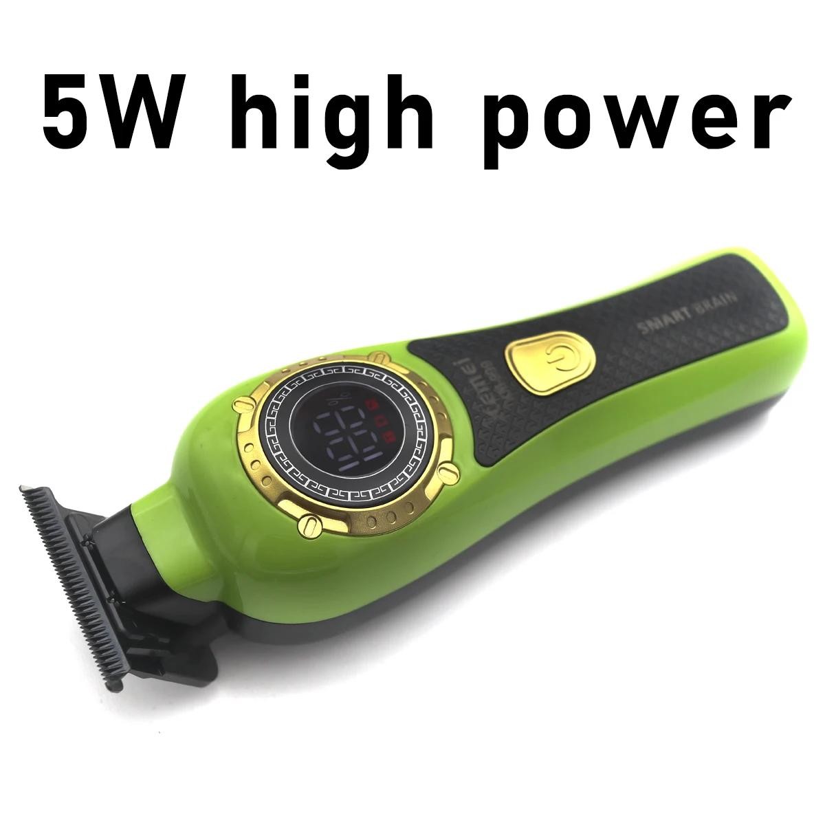 Kemei KM-999 DLC T-Blade Zero Gapped Cordless USB Professional Hair Trimmer