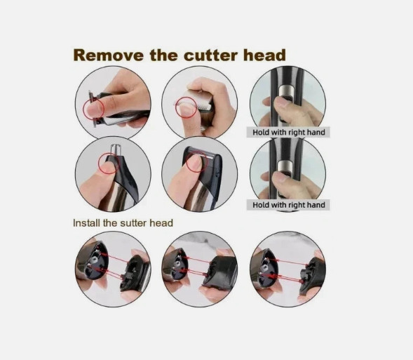 Kemei Professional Hair Clippers Cordless Trimmer Beard Cutting Machine Barber