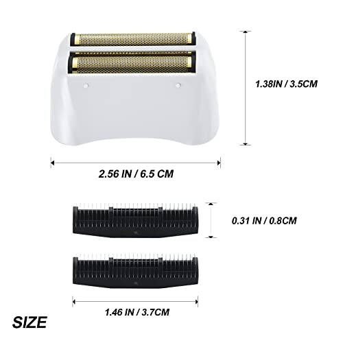2 Pack Pro Shaver Replacement Foil Cutters for Andis #17155