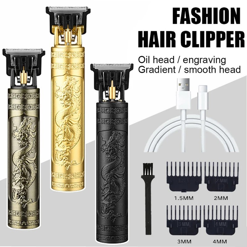 Professional Hair Clippers Trimmer Cutting Beard Cordless Barber Shaving Machine