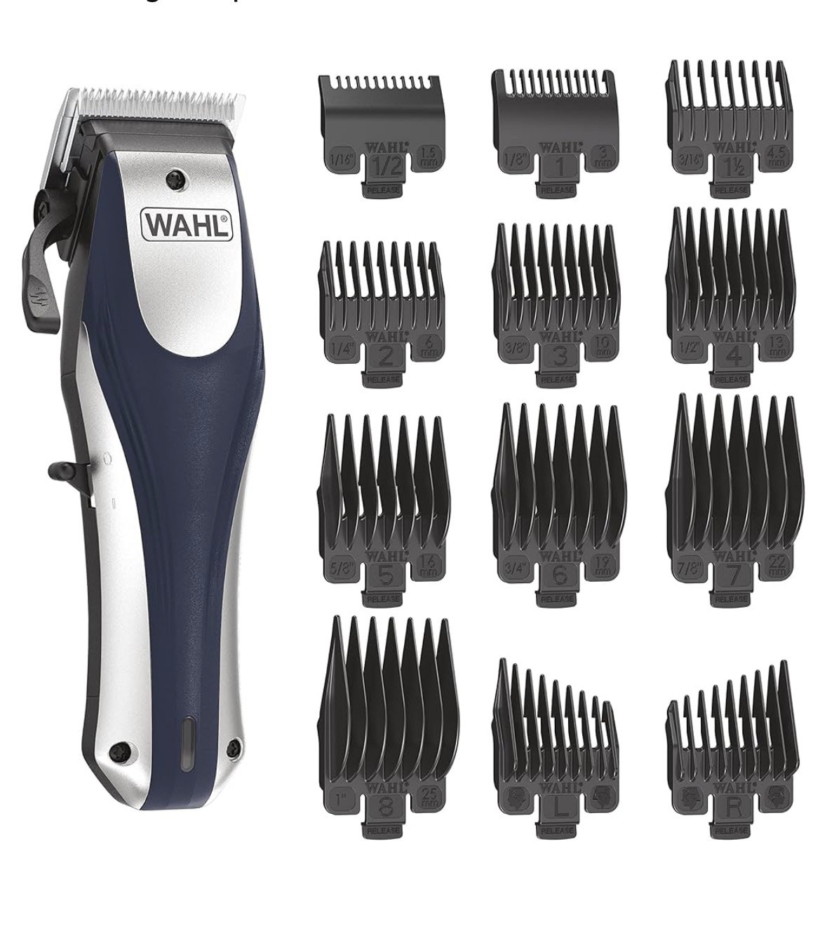 Wahl Lithium Ion Pro Rechargeable Cordless Hair Clippers for Home Haircuts