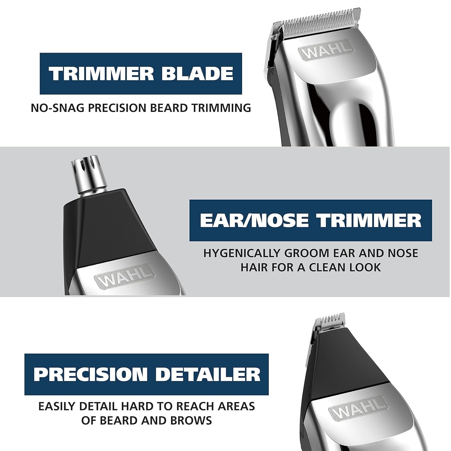 Wahl USA Rechargeable Lithium-Ion All-in-One Beard Trimmer Gifts for Dad