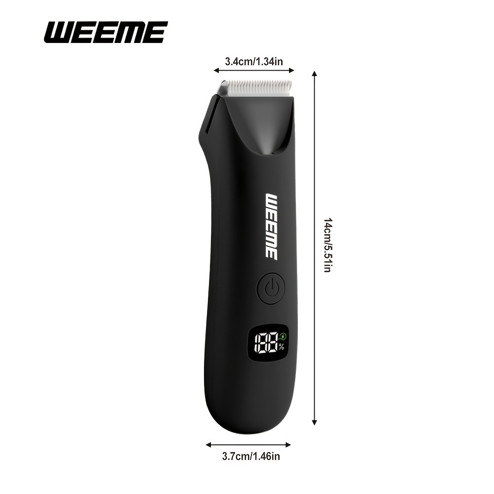 Ball Trimmer for Men Manscape Pubic Hair Waterproof Electric Groin Body Shaver