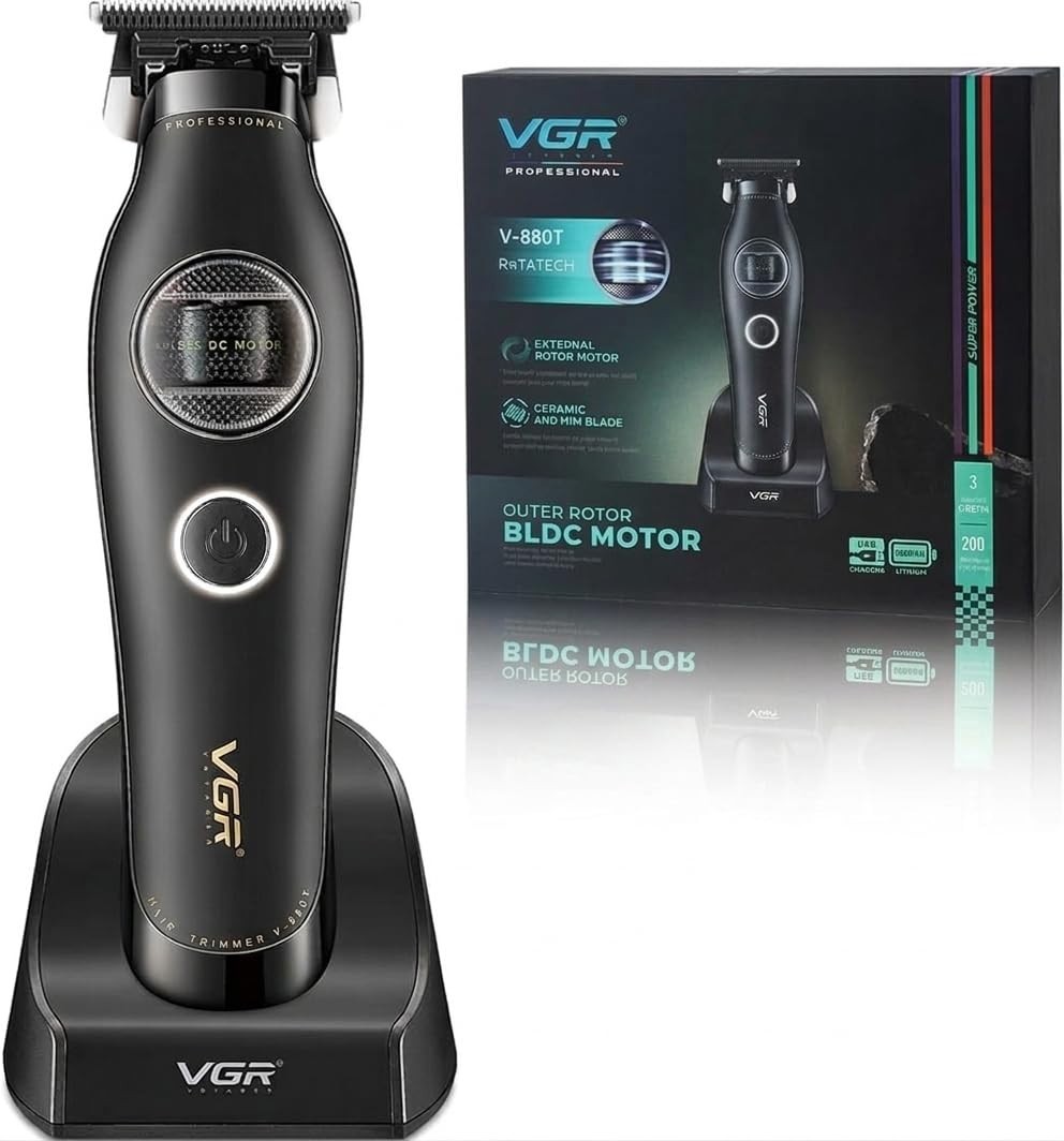 VGR V-880T trimmer delivers zero-gap precision with BLDC motor performance