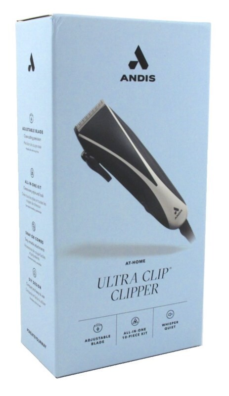 BL Andis At-Home Clipper Ultra Clip 10 Piece Kit All-In-One