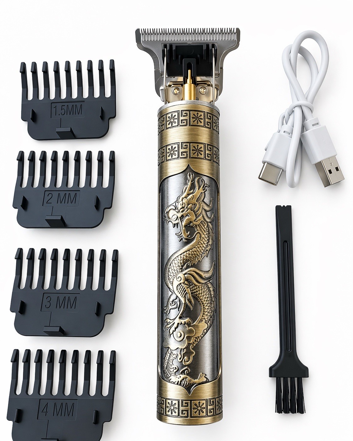 Vintage T9 Barbeador Dragon Beard Hair Trimmer Cutter Machine for Men