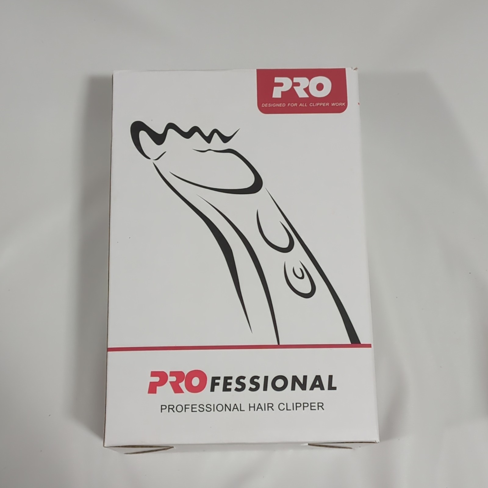 PRO Professional Hair Clipper Cordless Rechargeable Gold/Black Kit Guards #1-4