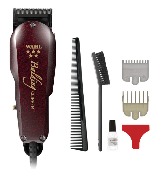 Wahl Professional 5-Star Balding Clipper V5000+ BURGUNDY 8110-830