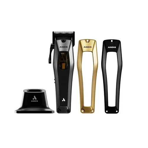 Andis RECON Vector Motor Cordless Clipper Black Gold with 3 Lids – BRAND NEW