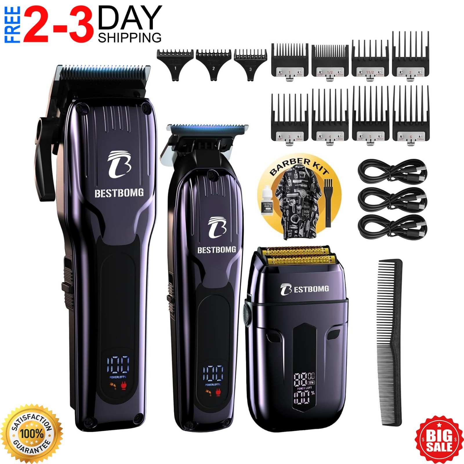 PRO Máquinas Profesionales Para Cortar Cabello Maquina Cortadora De Pelo Set MEN