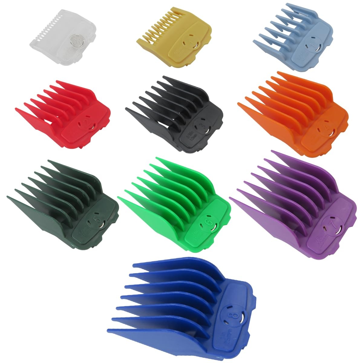 Qblahip 10-Pack Magetic Clipper Guards Set for Baby*liss Pro FX870/ FX825 Ser…
