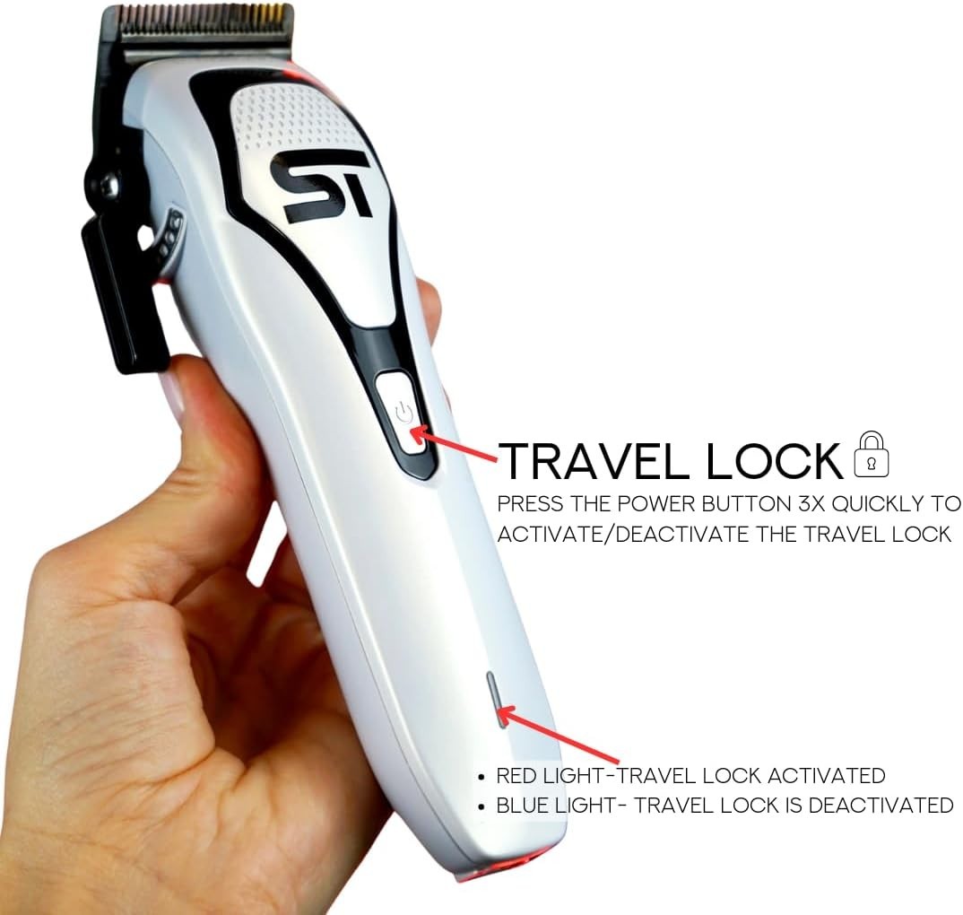 Supreme Trimmer Darkstar72 Clipper & Trimmer Set w Magnetic Vector Motor | White