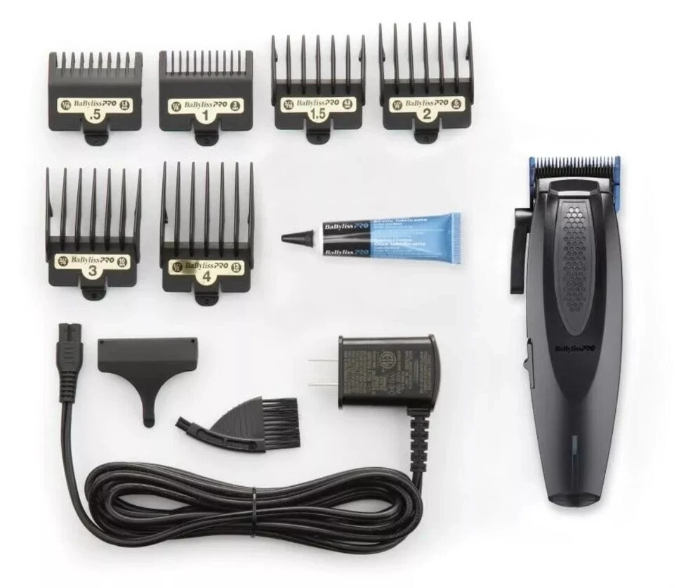 BaByliss PRO Black LITHIUMFX+ Matte Cordless Ergonomic Clipper | FX673NSMB – NEW