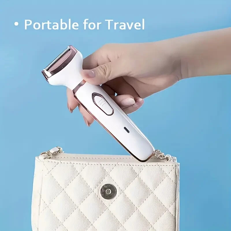 4 in 1 Women Electric Grooming Kit Body Hair Remover Nose Hair Bikini Trimmer