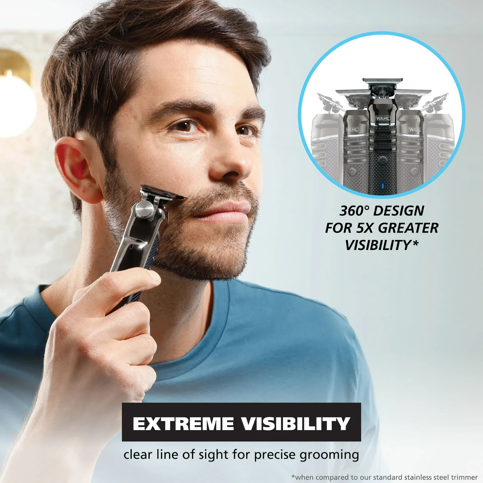 Wahl Pro Series High Visibility Trimmer, Skeleton Style, Lithium Ion Rechargeabl