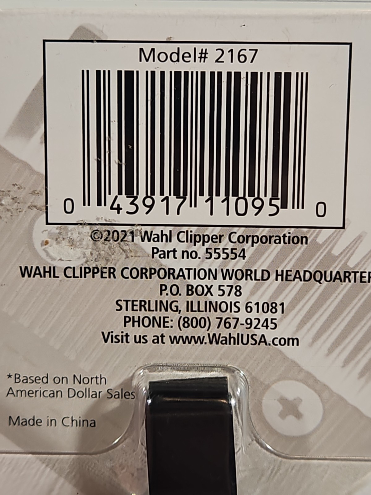 Wahl Clipper Detachable Cordless Hair Blade Replacement Set, Silver 2167