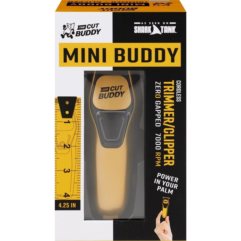 The Cut Buddy Mini Buddy Trimmer + Nick Wavy Collection Satin Durag (Black)