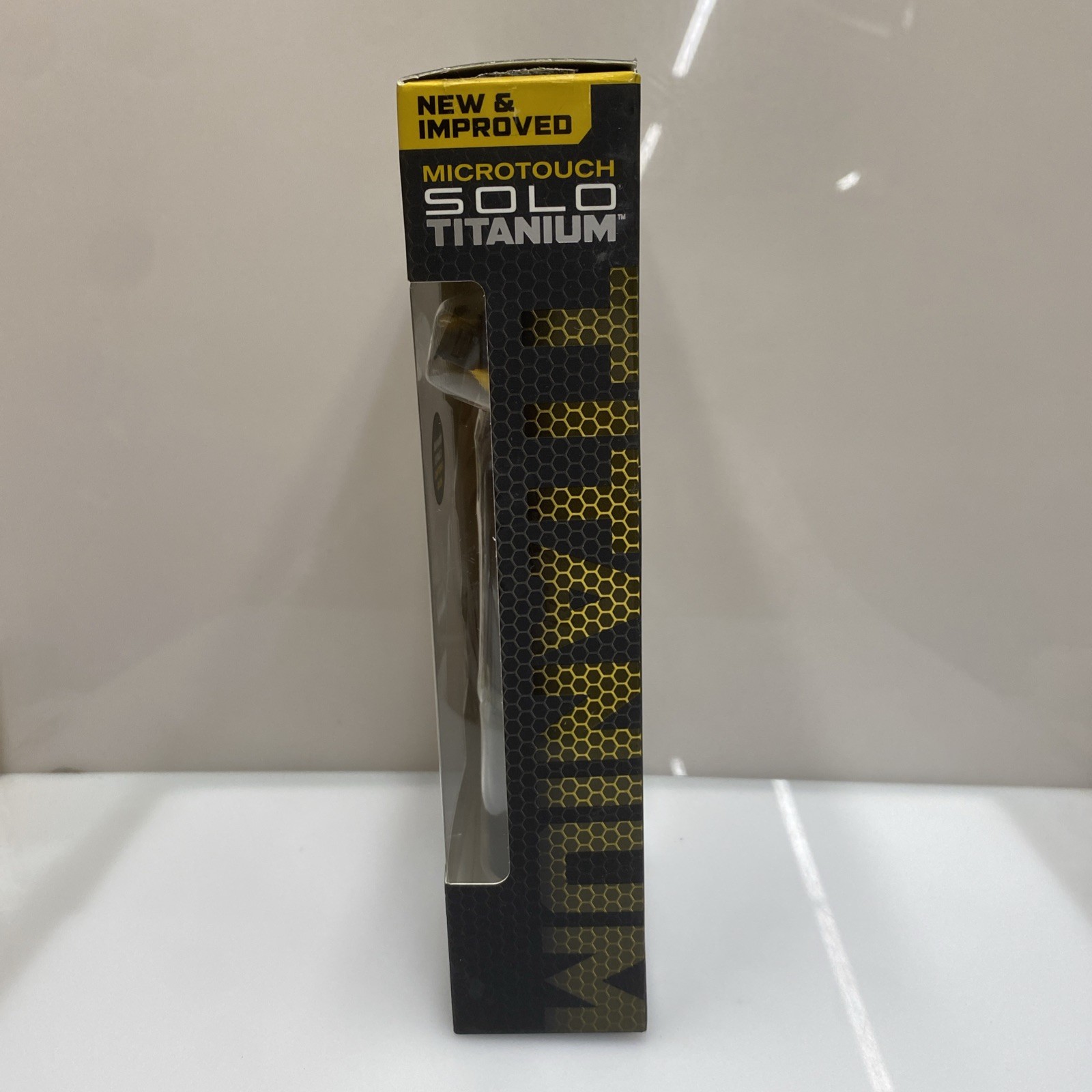 Micro Touch Solo Titanium Grooming Trimmer, Dual-Sided Blades Built-In Light Men