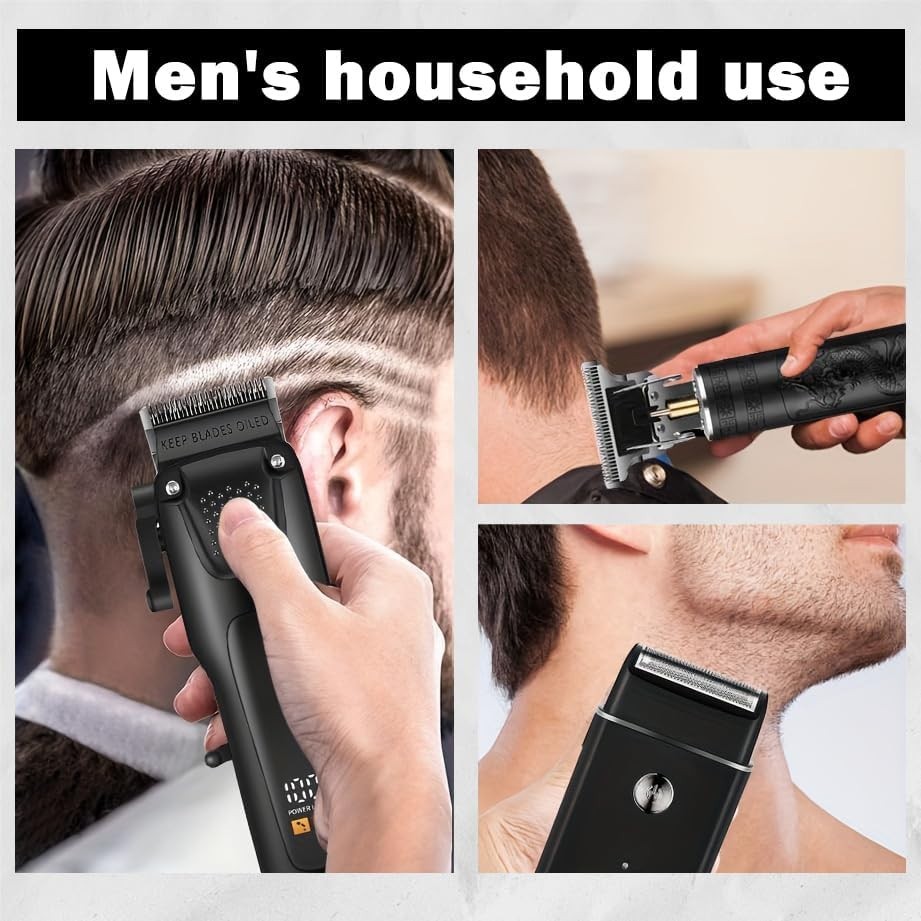 PRO Máquinas Profesionales Para Cortar Cabello Maquina Cortadora De Pelo Set MEN