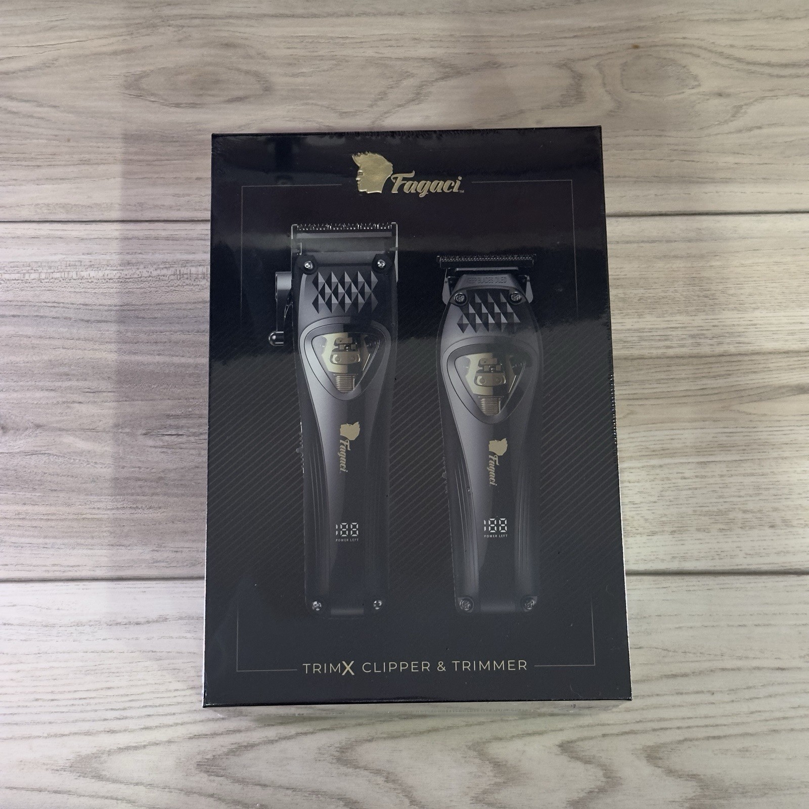 New Seal Fagaci Professional Hair Clippers DLC Blade High Torque Vector Motor
