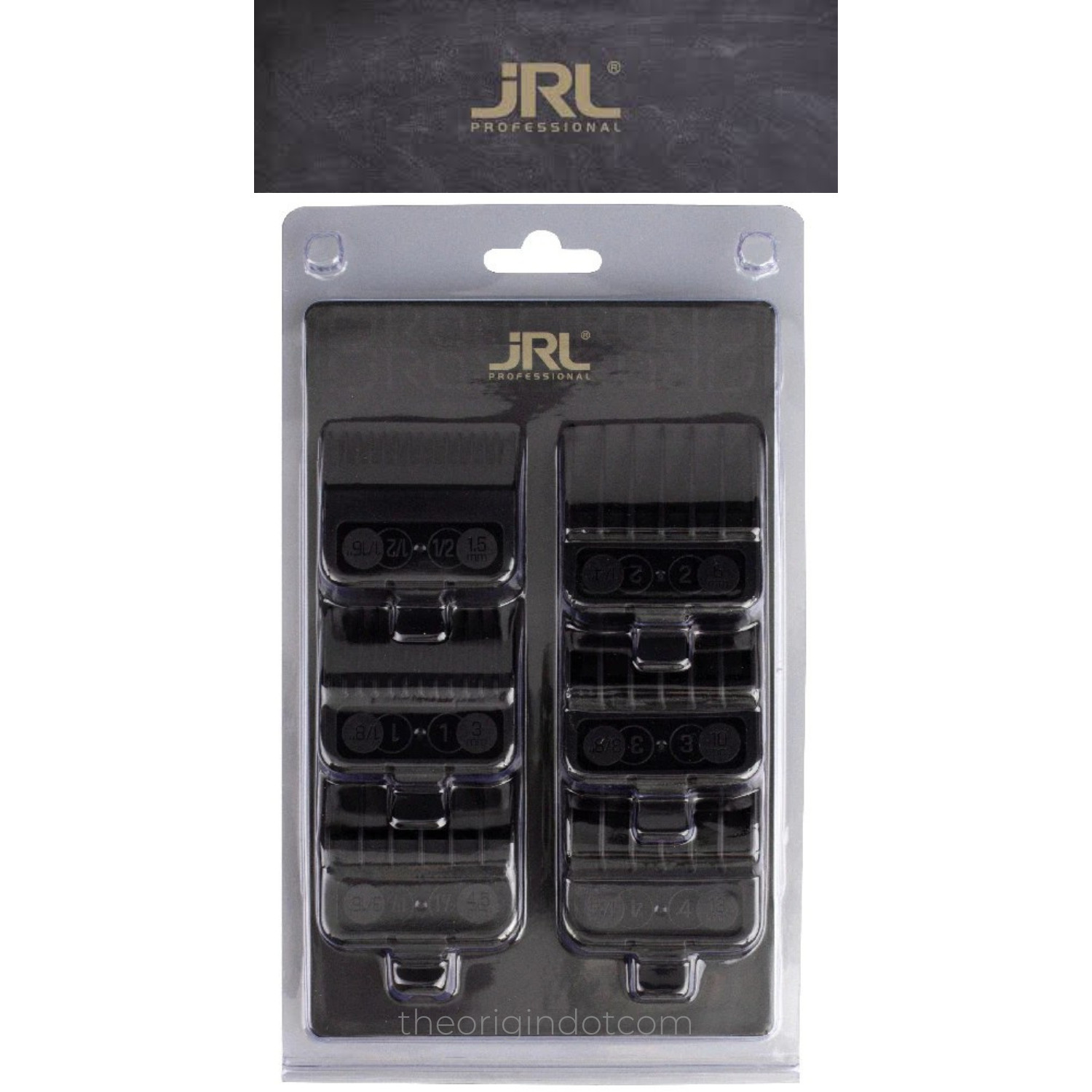 JRL Clipper Guards Set – 6 Premium Guide Combs (1.5mm to 13mm) for Hair Clippers