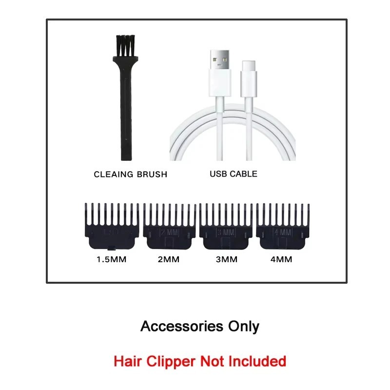Professional Hair Clippers Trimmer Cutting Beard Cordless Barber Shaving Machine