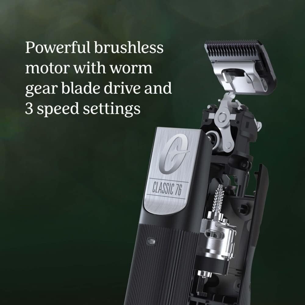 Oster Classic 76 Detachable Blade Cordless Clipper & Blade 000 Black