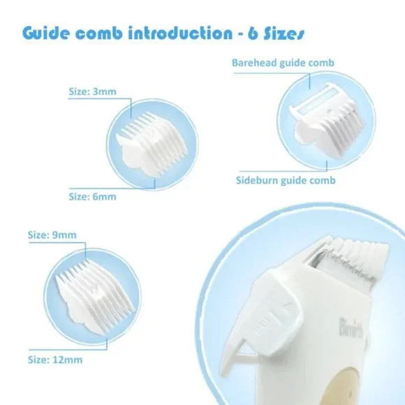 BimIrth Baby Hair Clippers Set Silent Hair Clippers for Kids Babies USA Seller