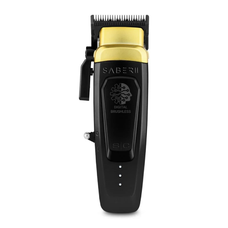 StyleCraft Saber 2.0 Black Gold Cordless Metal Clipper SC – BRAND NEW