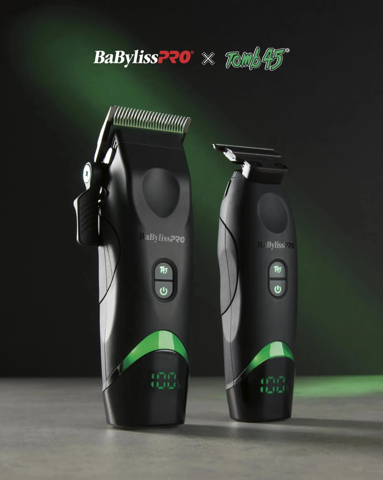 Babyliss Pro x Tomb45 Wireless Charging Clipper & Trimmer Combo | FXT45C +FXT45T