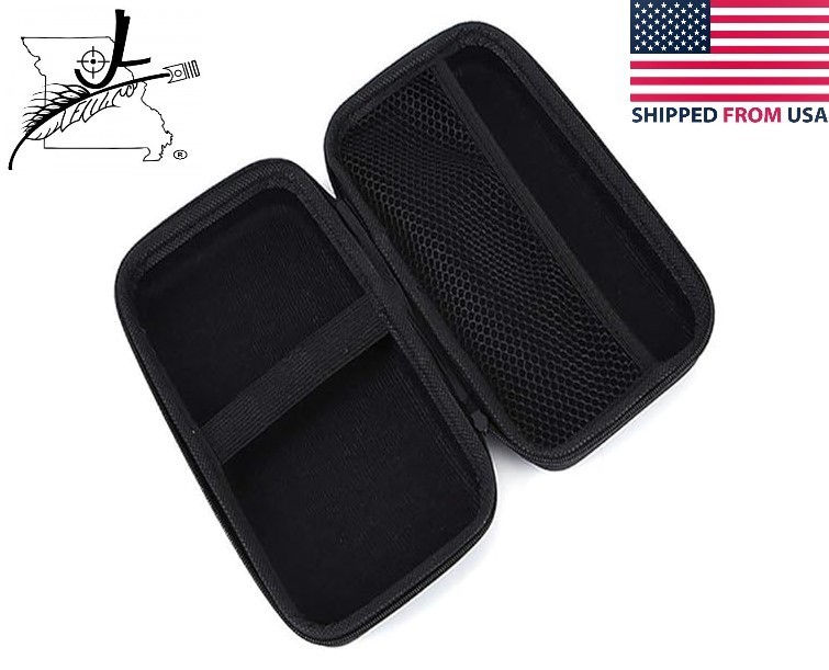 Trimmer Case Travel Bag EVA Semi Hard Shell Zipper Storage Razors Mesh 7.5″ 4″ 1