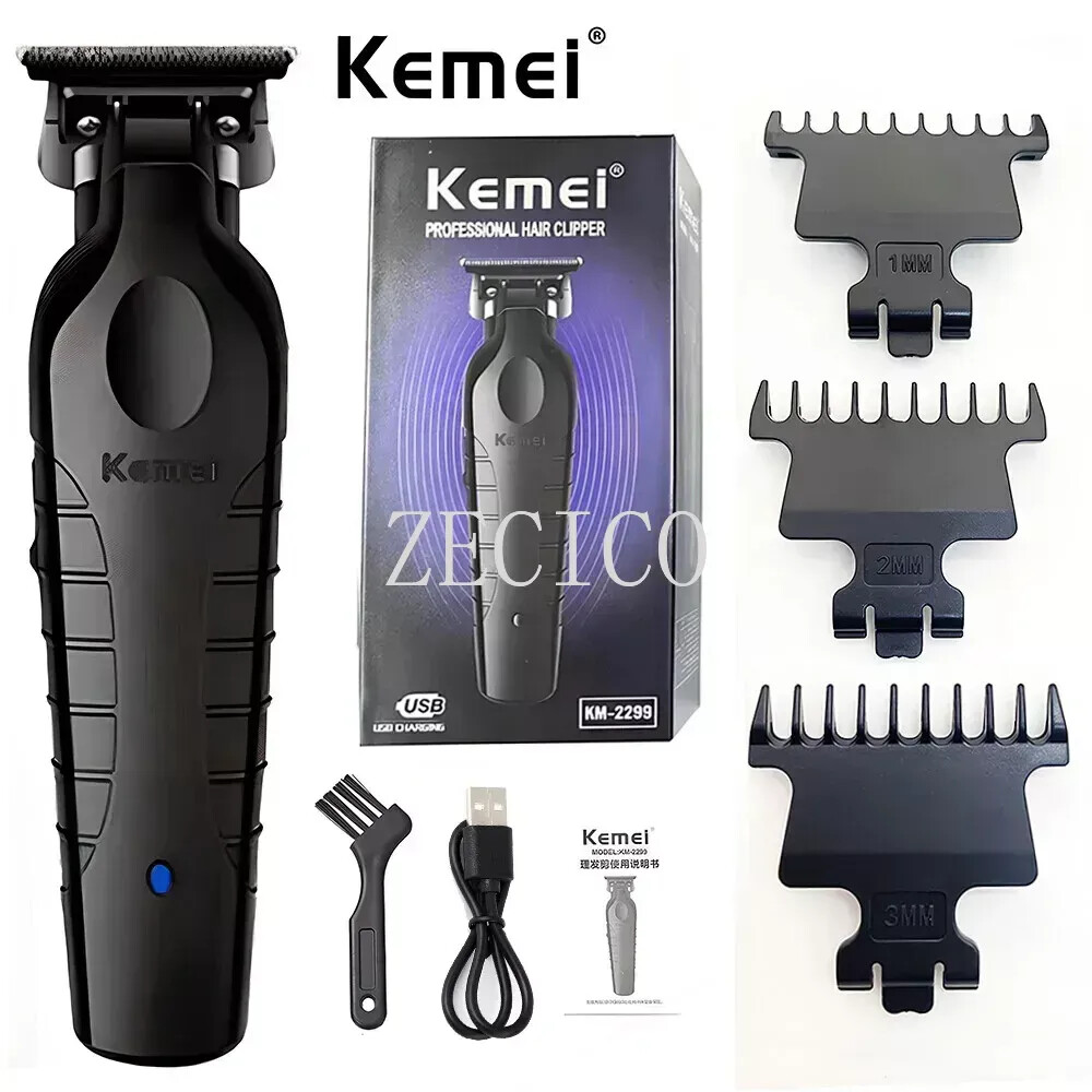 Men’s Professional Hair Clippers Cordless Trimmer Beard Cutting Machine Barber