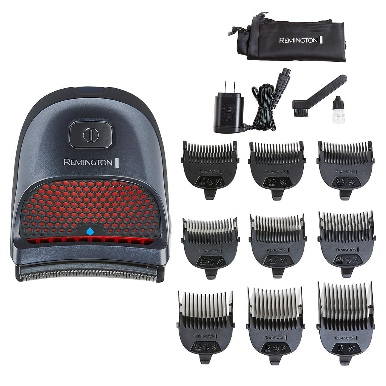 Remington HC4250 Shortcut Pro Self Haircut Kit Lithium Cordless Clipper 9 Combs