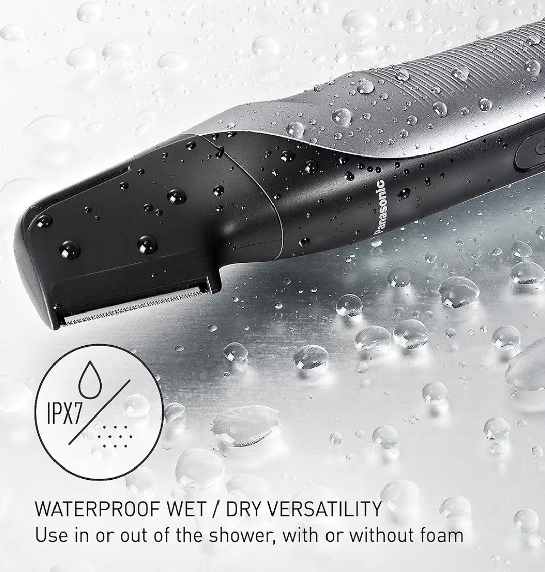 *NEW* Panasonic Body Groomer Wet/Dry Cordless Trimmer w/attachments (ER-GK80-S)
