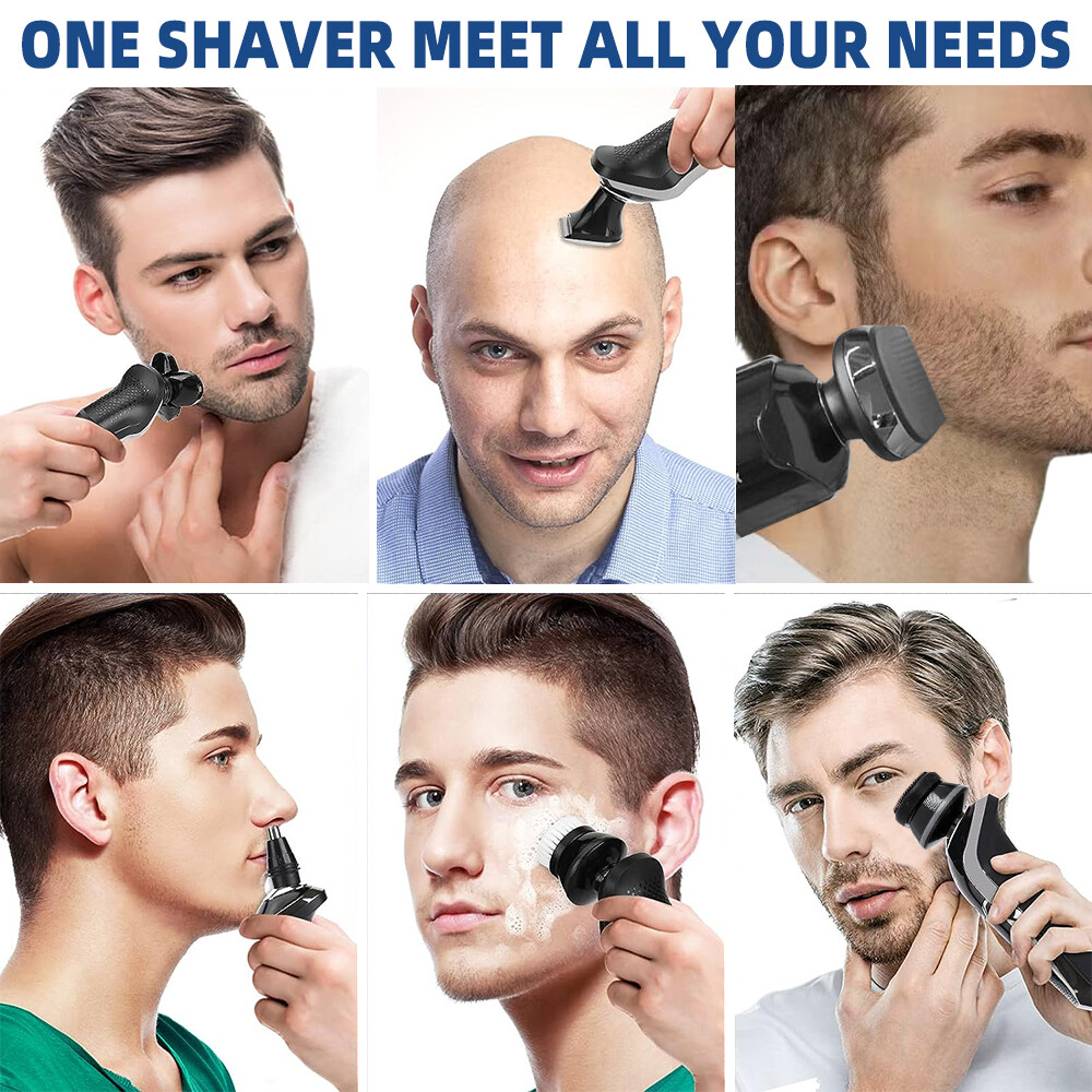 Men’s Electric Razor Cordless Shaver Beard Trimmer Shaving Machine Rechargeable