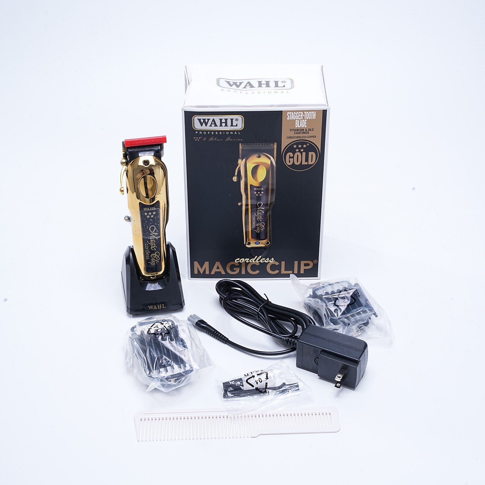 New Professional 5 Star Edition 8148-100 Gold Cordless Magic Clip -US